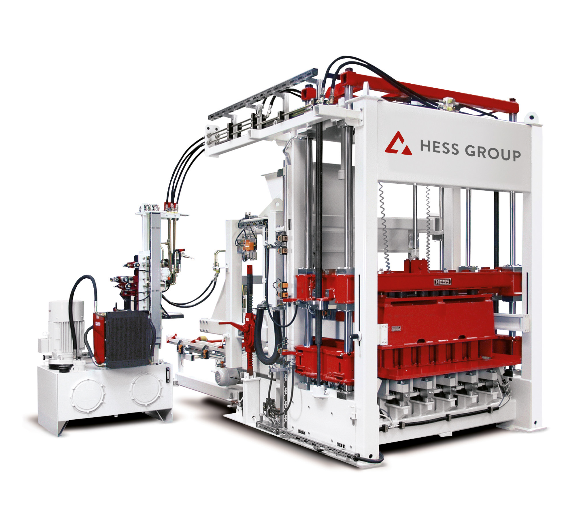 HESS RH 600-3 machine overview showing the full assembly.